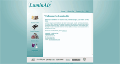 Desktop Screenshot of luminair-inc.com